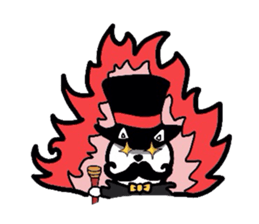 Cat aristocracy English edition sticker #1239825