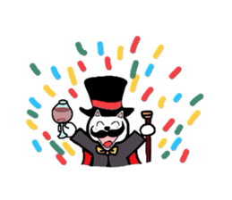 Cat aristocracy English edition sticker #1239826