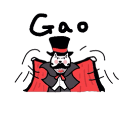 Cat aristocracy English edition sticker #1239827