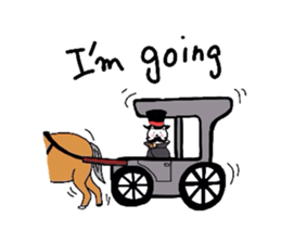 Cat aristocracy English edition sticker #1239829