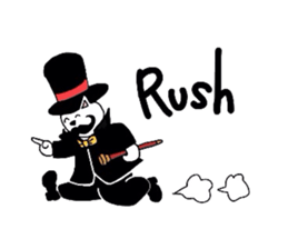 Cat aristocracy English edition sticker #1239837