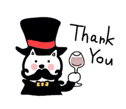 Cat aristocracy sticker #1240122