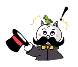 Cat aristocracy sticker #1240128