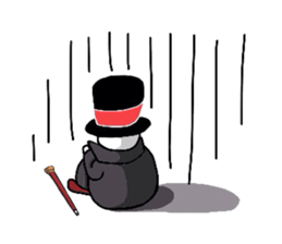 Cat aristocracy sticker #1240129