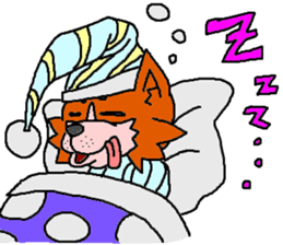 Faintness Dog sticker #1240811