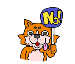 Faintness Dog sticker #1240835