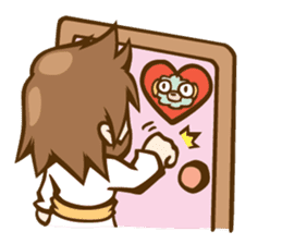 Little Lamb & the Shepherd 1 sticker #1240898