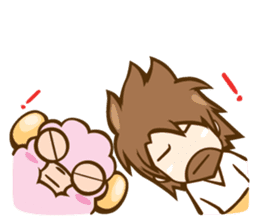 Little Lamb & the Shepherd 1 sticker #1240915