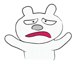 Drawn White sticker #1241003