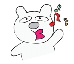 Drawn White sticker #1241008