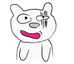 Drawn White sticker #1241010