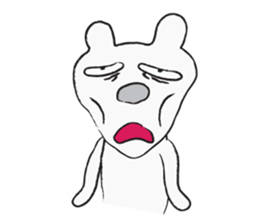 Drawn White sticker #1241011