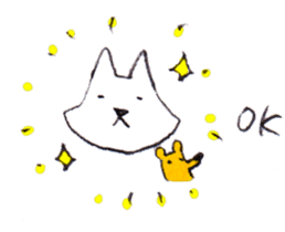 With a cat and a mouse and cheese sticker #1241048