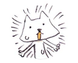 With a cat and a mouse and cheese sticker #1241052