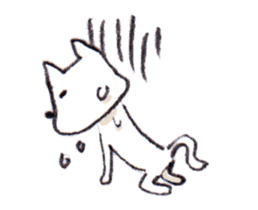 With a cat and a mouse and cheese sticker #1241055