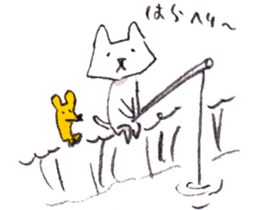 With a cat and a mouse and cheese sticker #1241072