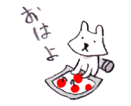 With a cat and a mouse and cheese sticker #1241078