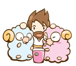 Little Lamb & the Shepherd #2 sticker #1241964