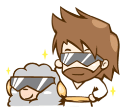 Little Lamb & the Shepherd #2 sticker #1241970