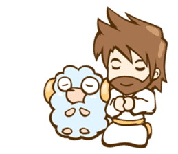 Little Lamb & the Shepherd #2 sticker #1241972