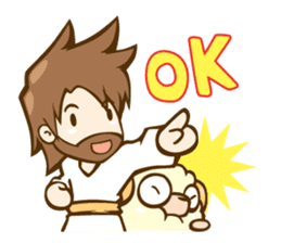 Little Lamb & the Shepherd #2 sticker #1241975