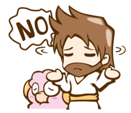 Little Lamb & the Shepherd #2 sticker #1241976