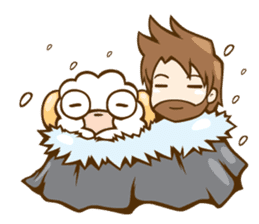 Little Lamb & the Shepherd #2 sticker #1241977