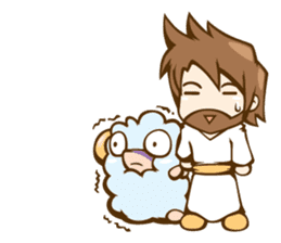 Little Lamb & the Shepherd #2 sticker #1241981