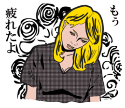 Woman Sticker sticker #1242776