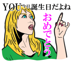 Woman Sticker sticker #1242794