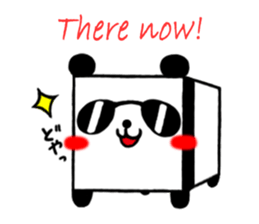 Cube type animal sticker #1243212