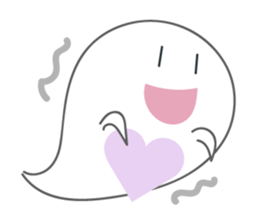 Pretty Cute ghost sticker #1243282