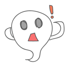 Pretty Cute ghost sticker #1243285