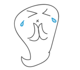 Pretty Cute ghost sticker #1243288