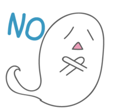 Pretty Cute ghost sticker #1243292