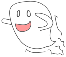 Pretty Cute ghost sticker #1243298