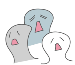 Pretty Cute ghost sticker #1243303