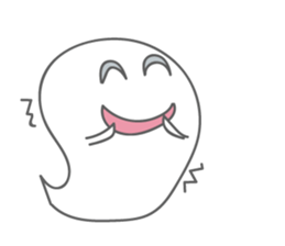 Pretty Cute ghost sticker #1243304