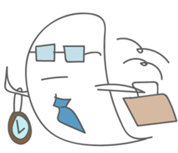 Pretty Cute ghost sticker #1243306