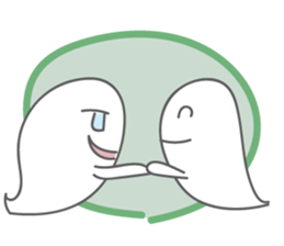 Pretty Cute ghost sticker #1243308