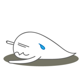 Pretty Cute ghost sticker #1243309