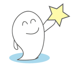 Pretty Cute ghost sticker #1243315