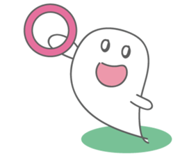 Pretty Cute ghost sticker #1243318