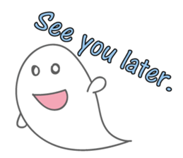Pretty Cute ghost sticker #1243321