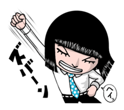 Bobbed hair style Sandy 2nd sticker #1243322