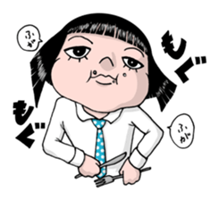 Bobbed hair style Sandy 2nd sticker #1243336