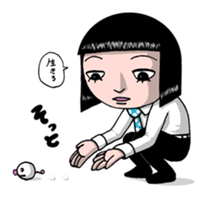 Bobbed hair style Sandy 2nd sticker #1243343