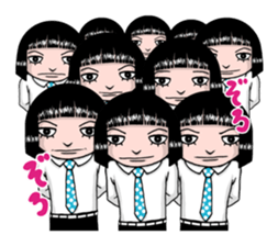 Bobbed hair style Sandy 2nd sticker #1243361