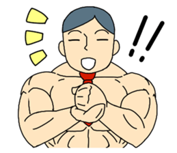 muscle Boy sticker #1243368