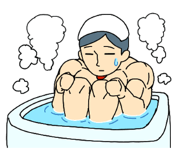 muscle Boy sticker #1243388